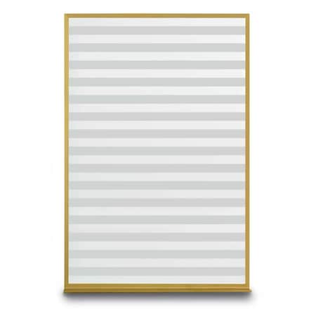 United Visual Products Corkboard, Fabric, 1 Door, Bronze, 48 x 48" UV3035-BRONZE-CLOUD